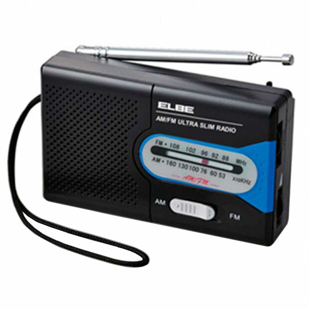 Radio ELBE RF55 Zwart AM/FM 1