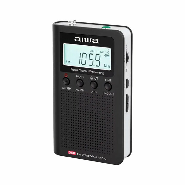 Radio Aiwa RSD-45BK Wit Zwart AM/FM 1