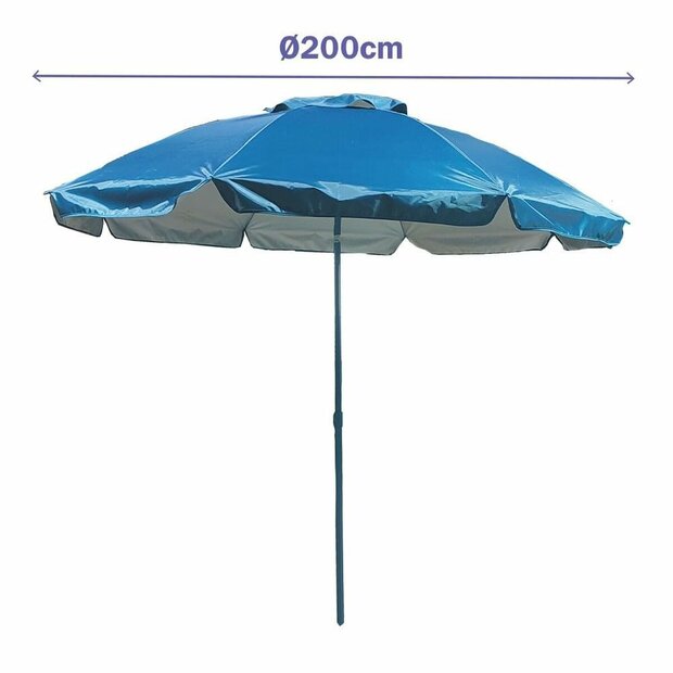 Parasol Marbueno Blauw 1