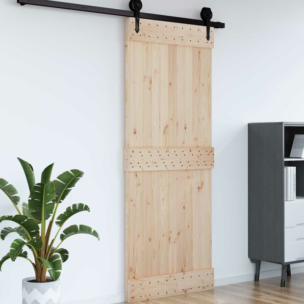 Deur NARVIK Naturel 80 x 210 cm Massief Grenenhout 1