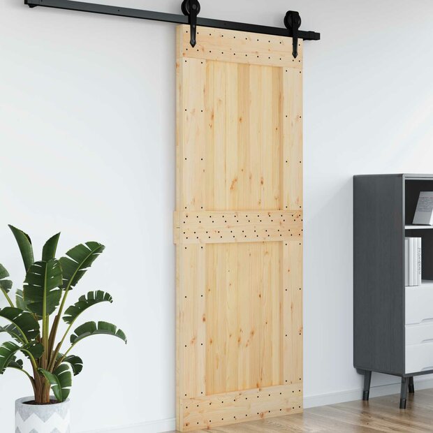 Deur NARVIK Naturel 90 x 210 cm Massief Grenenhout 1