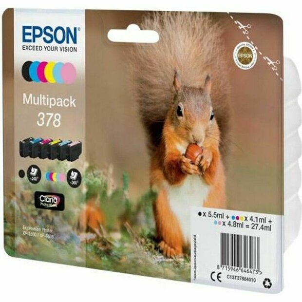 Originele inktcartridge Epson Multipack 378 Geel Zwart Cyaan Magenta 1