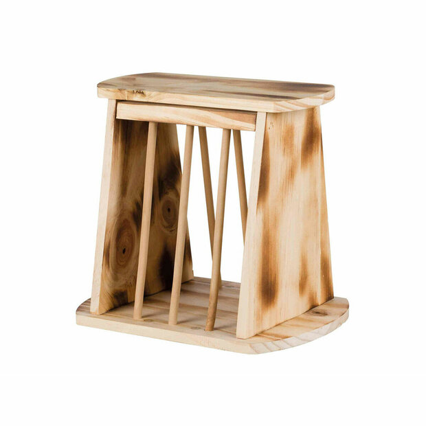 knaagdier voerbak Trixie Hout 25 X 22 X 18 CM Bruin 1