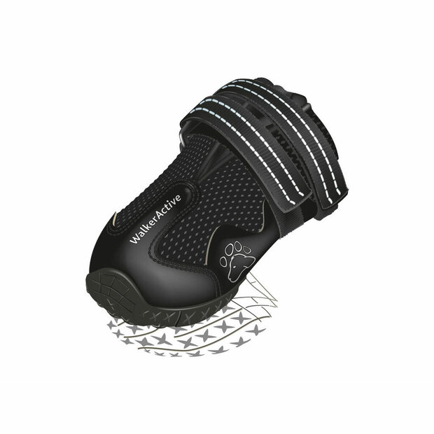 Hondenschoenen Trixie Zwart 1