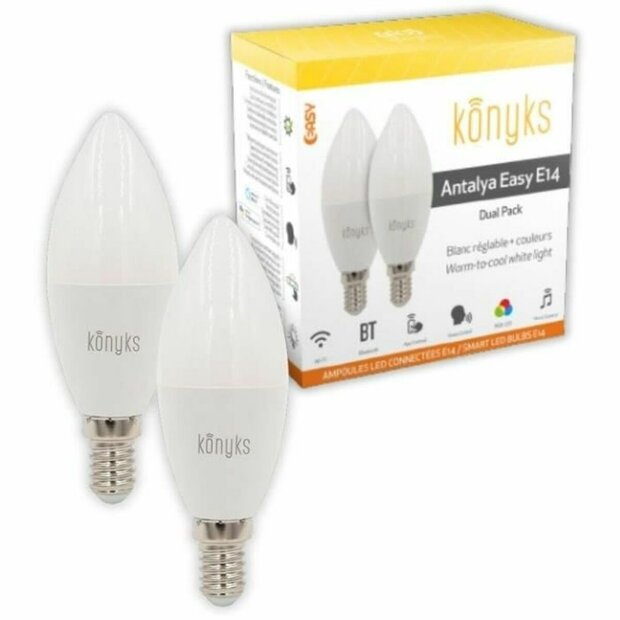 Ledlamp Kaars Konyks e14 Wit 1