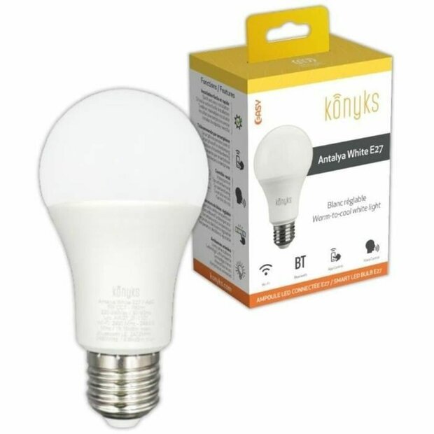 Smart Gloeilamp Konyks e27 Wit F E27 (6500 K) (1 Stuks) 1