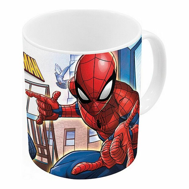 Mok Spider-Man Great power Blauw Rood Keramisch 350 ml 1