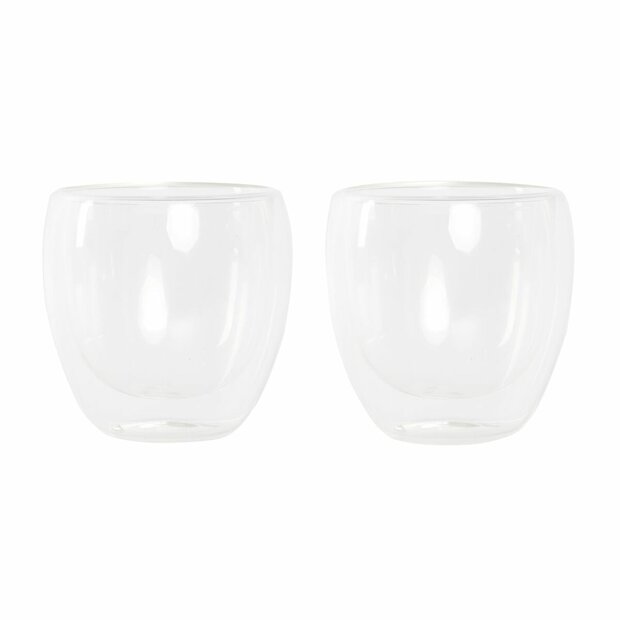 Glazenset DKD Home Decor Transparant Kristal Borosilicaatglas 250 ml 1