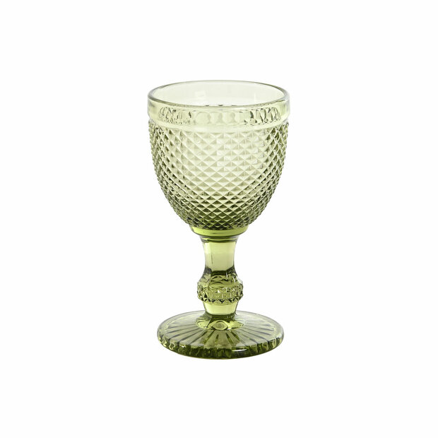 Glazenset DKD Home Decor Groen Kristal 325 ml 1