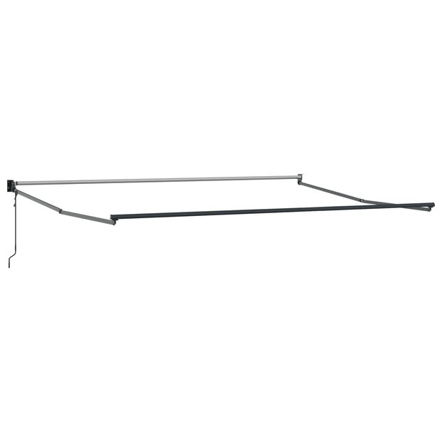 Elektrisch uitschuifbaar zonnescherm frame Antraciet 4 x 2 m 1