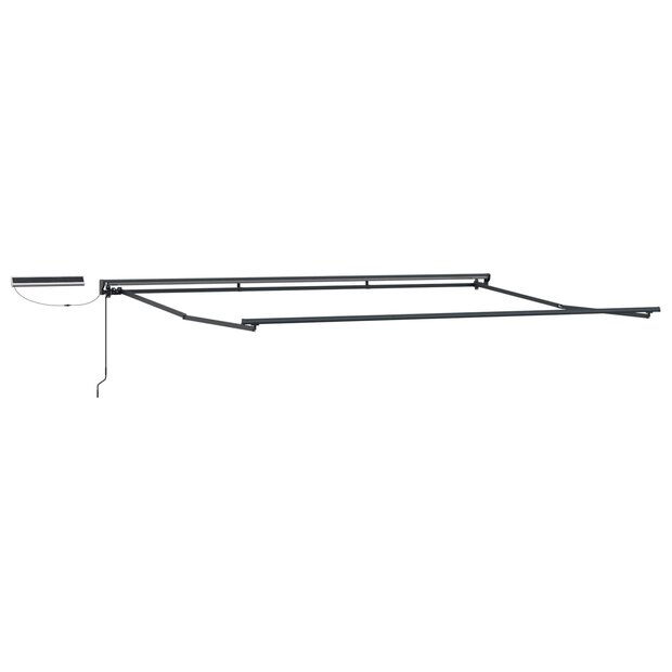 Elektrisch uitschuifbaar zonnescherm frame Antraciet 4,5 &times; 3 m 1