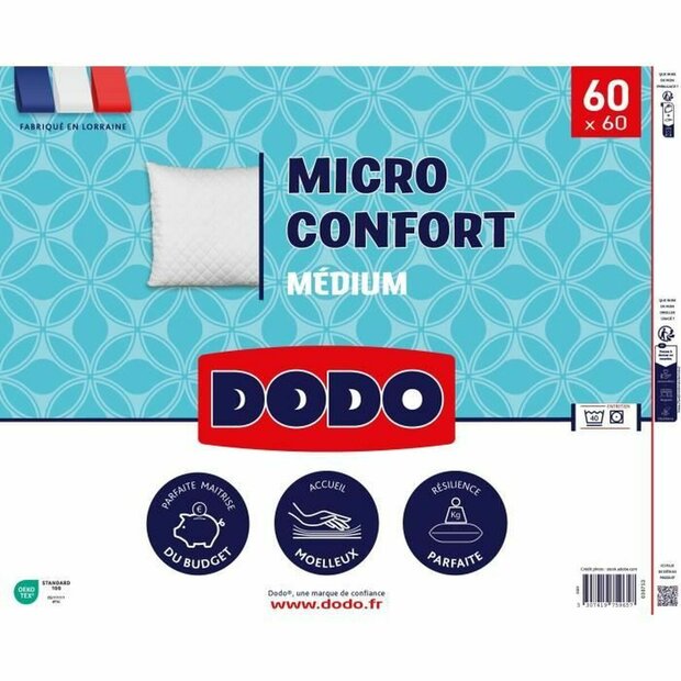 Kussen DODO MICRO CONFORT Wit 60 x 60 cm 1