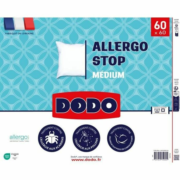 Kussen DODO ALLERGO STOP Wit 60 x 60 cm 1