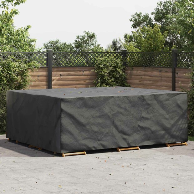 Tuinsethoes Effen Zwart 300 x 250 x 70 cm 210D 1