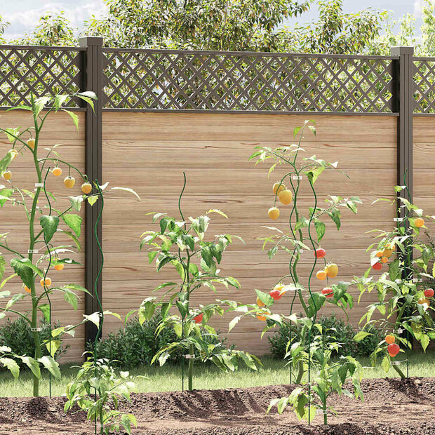 Plantondersteuning 50 pcs Groen 110 x 0.6 x 0.6 cm Staal 1