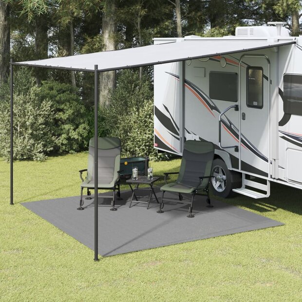 Tenttapijt 3x3 m antracietkleurig 1