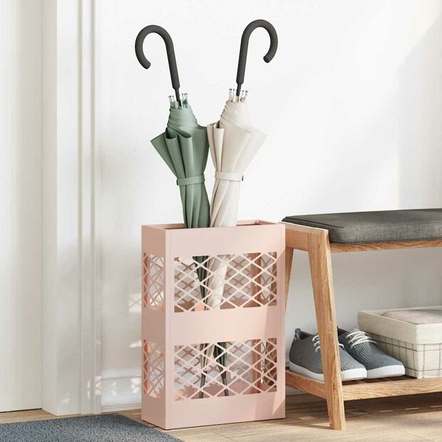 Paraplustandaard Roze 28 x 12 x 41 cm Staal 1