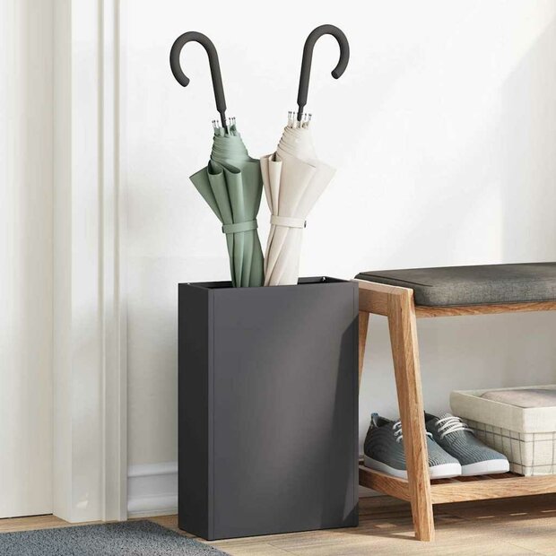 Paraplustandaard Zwart 28 x 12 x 41 cm Staal 1