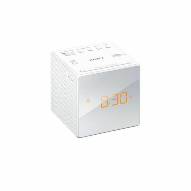 Wekkerradio Sony ICFC1W LED Wit 1