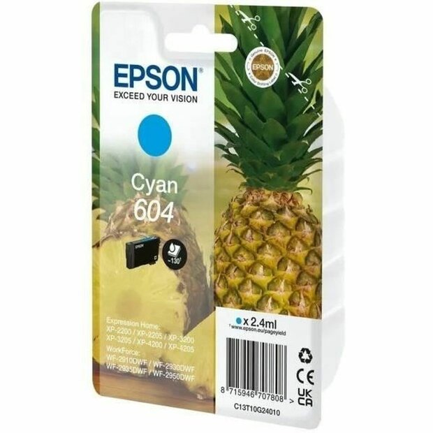 Originele inktcartridge Epson 604 Cyaan 1