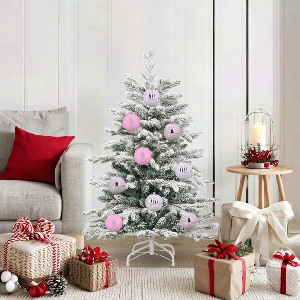 Kerstbalset XL 15 pcs Roze Kunststof 1