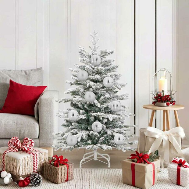 Kerstbalset XL 15 pcs Zilver Kunststof 1