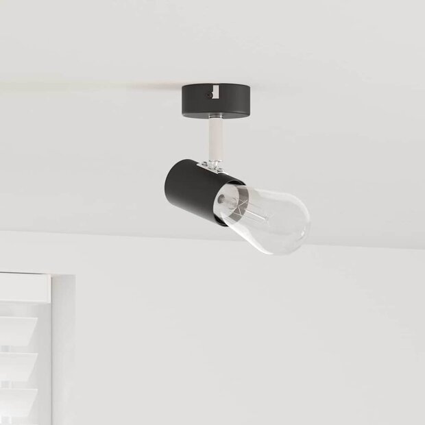 Plafondspot Zwart 6,5 x 6 x 11,5 cm Metaal 1
