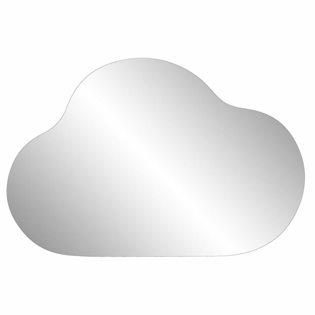 Wandspiegel Home ESPRIT Zilverkleurig Wolken 60 x 2 x 40 cm 1