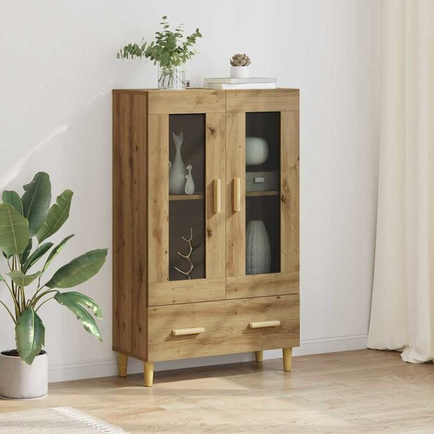 Highboard met lade Artisan Eiken 70 x 31 x 115 cm Bewerkt hout 1