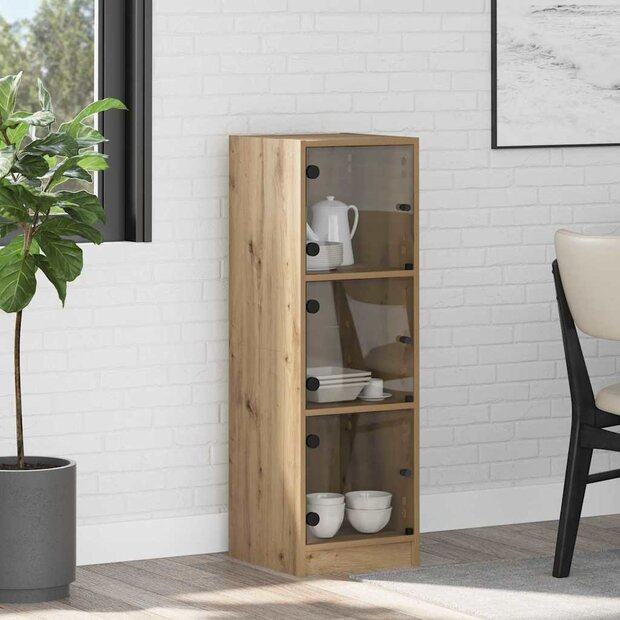 Highboard Artisan Eiken 35 x 37 x 109 cm Bewerkt hout 1