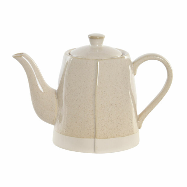 Theepot Home ESPRIT Beige Keramiek 600 ml 1