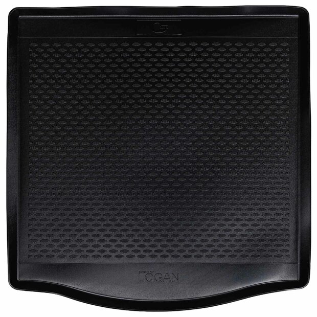 Kofferbakmat Zwart geschikt voor DACIA LOGAN 2012-2020 Rubber 1