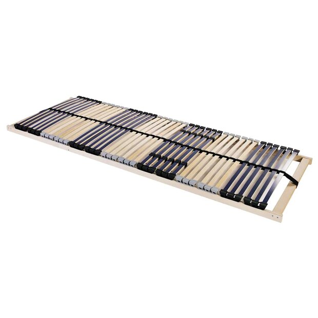 Lattenbodem Bruin 70 x 190 cm Massief beukenhout 1