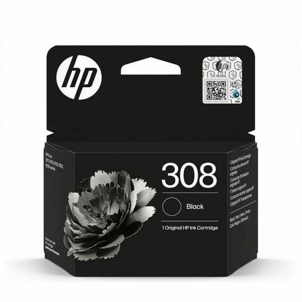 Originele inktcartridge HP 308 Zwart (1 Stuks) 1