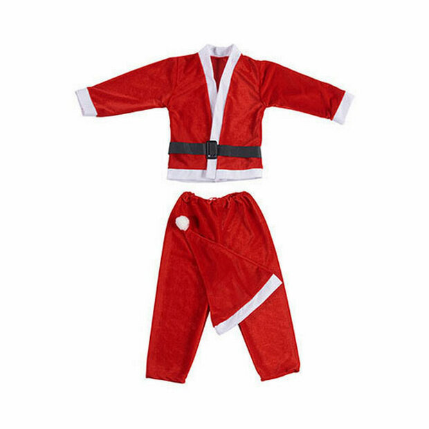 Krist+ Wit Rood Kerstman 0-2 Jaar Baby verkleedkleding 1