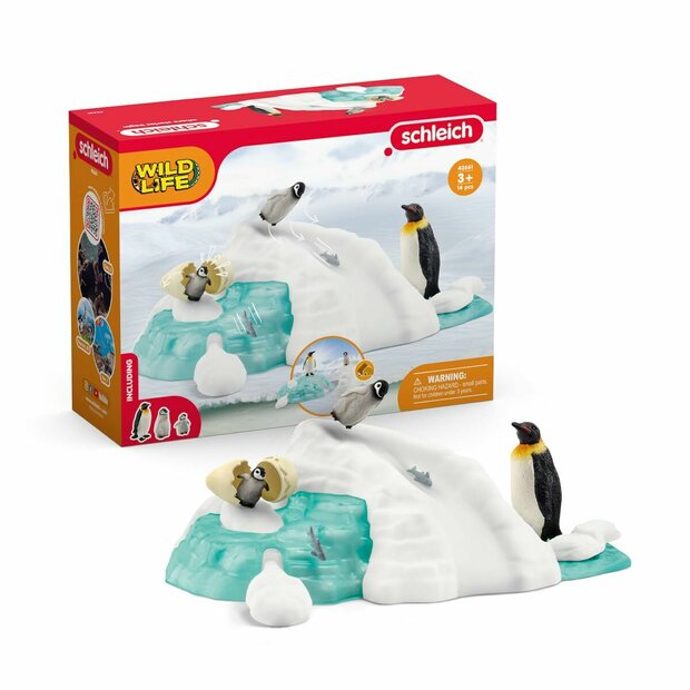 Playset Schleich Penguin Family on the Ice Floe 1