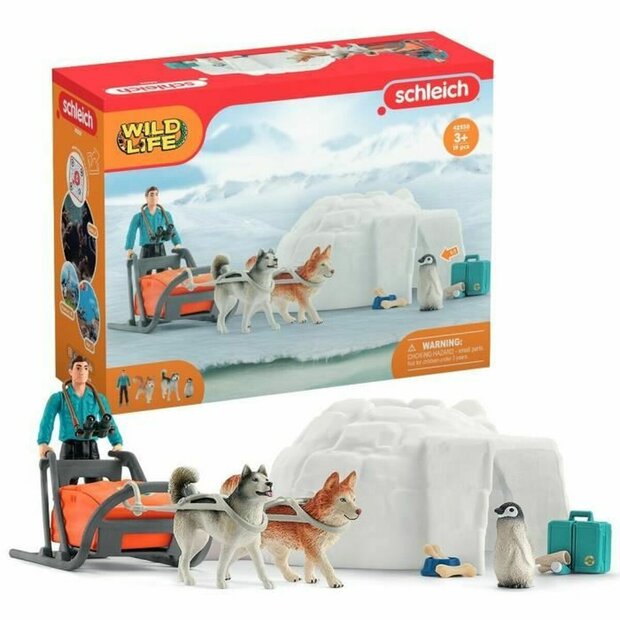 Playset Schleich 42558 Wild Life Antarctica Expedition Set 16 Onderdelen 19 Onderdelen 1