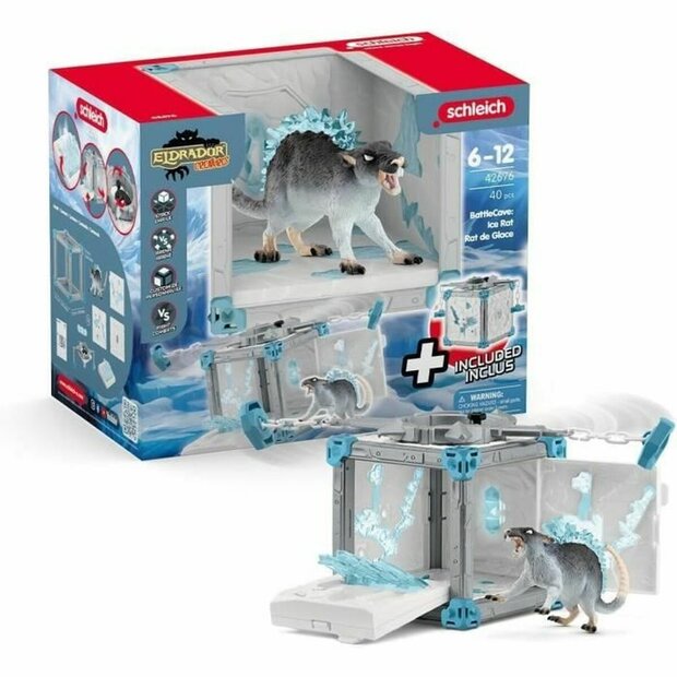 Playset Schleich BattleCave Ice Rat 1