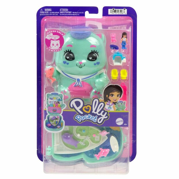 Playset Polly Pocket KITTEN&amp;apos;S CRUISE BOX 1