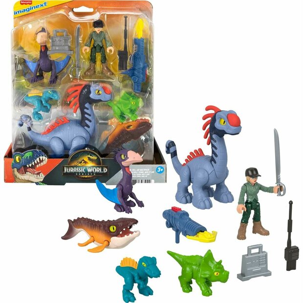 Playset Imaginext Jurassic World Multicolour 10 Onderdelen 1
