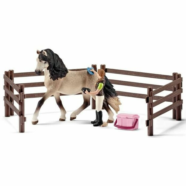 Playset Schleich Andalusian horses care kit 1