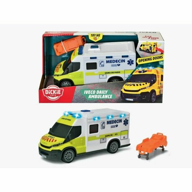 Ambulance Dickie Toys Wit 1