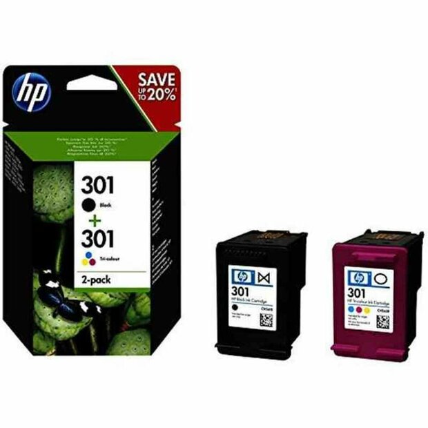 Compatibele inktcartridge HP Zwart Tricolor Geel 1