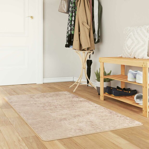 Vloerkleedloper MARSA Beige 80 x 100 cm Polyester en PVC 1