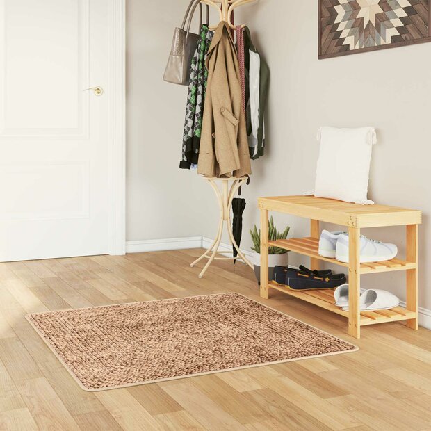 Vloerkleedloper MARSA Geel 100 x 100 cm Polyester en PVC 1