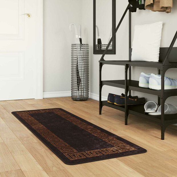 Vloerkleedloper MARSA Zwart 50 x 200 cm Polyester en PVC 1