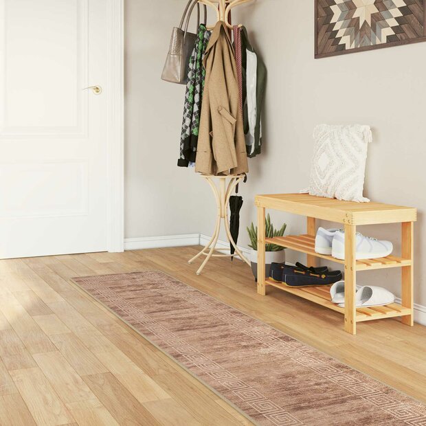 Vloerkleedloper MARSA Wit 50 x 250 cm Polyester en PVC 1