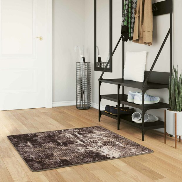 Vloerkleedloper MARSA Zwart 100 x 100 cm Polyester en PVC 1