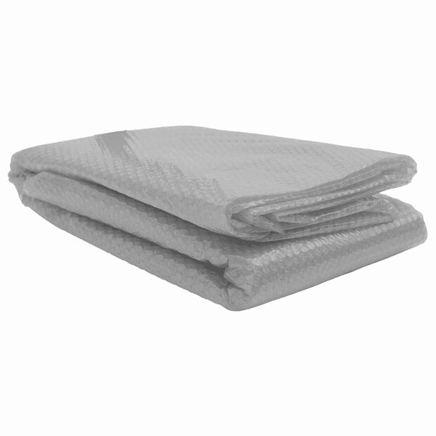 Zwembadfolie solar drijvend 450x220 cm PE grijs 1