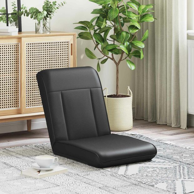 Vloerstoel Zwart 50 x 73 x 60 cm Nep Leer 1